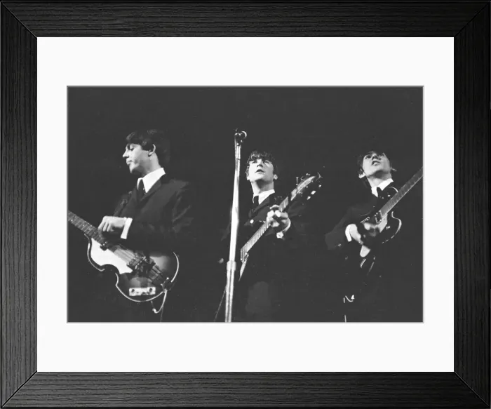 Framed Print : Beatles seen here performing on stage November 1964 Local Caption watscan Framed Print : Beatles seen here performing on stage November 1964 Local Caption watscan