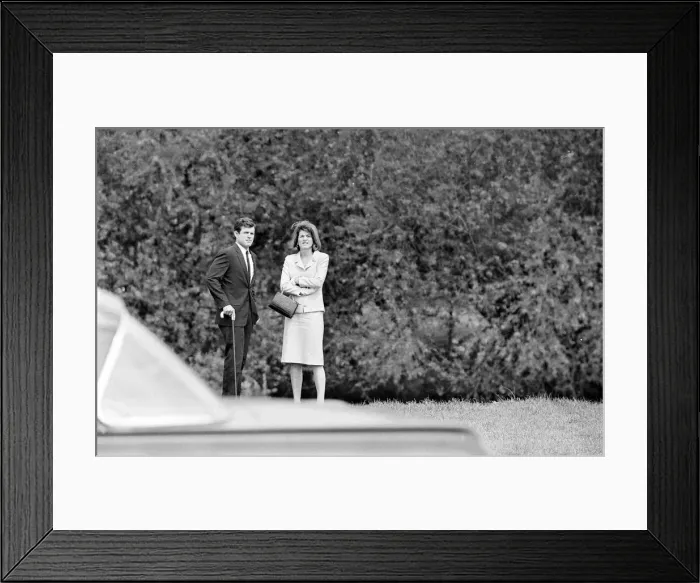 Framed Print : Memorial to President John F. Kennedy is unveiled in Runnymede Berkshire May 1965 Framed Print : Memorial to President John F. Kennedy is unveiled in Runnymede Berkshire May 1965
