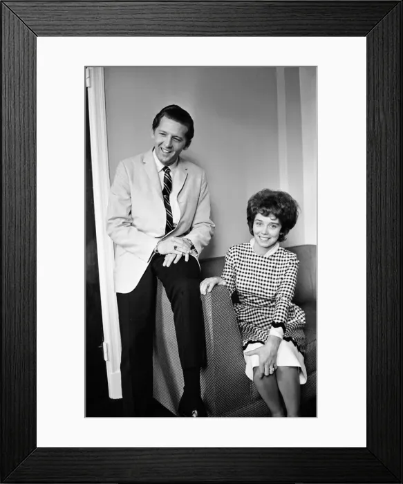 Framed Print : American rock and roll singer Jerry Lee Lewis with his third wife Myra who he married Framed Print : American rock and roll singer Jerry Lee Lewis with his third wife Myra who he married