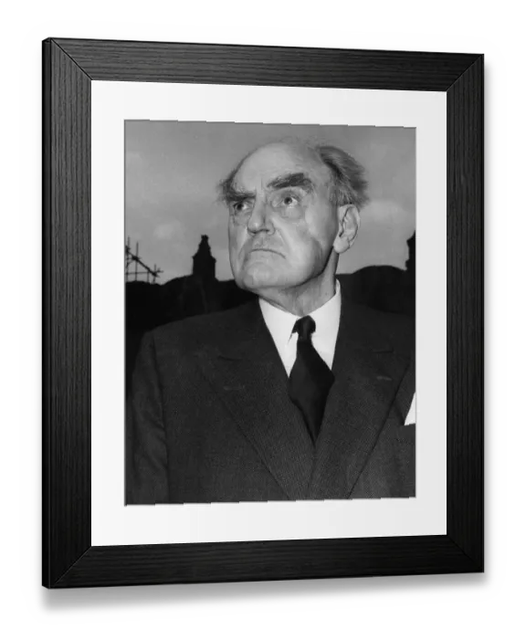 Framed Print : Former director General of the BBC and creator of the BBC radio system Lord Reith