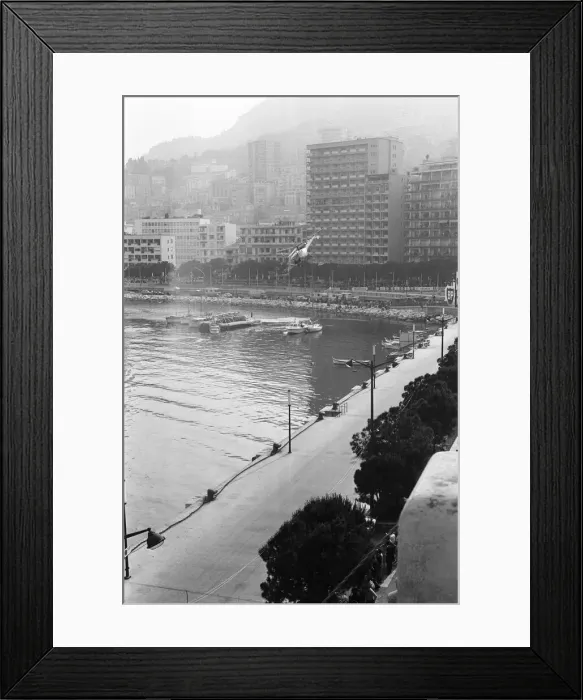 Framed Print : Monaco Grand Prix practice 1966. 22nd May 1966 Framed Print : Monaco Grand Prix practice 1966. 22nd May 1966