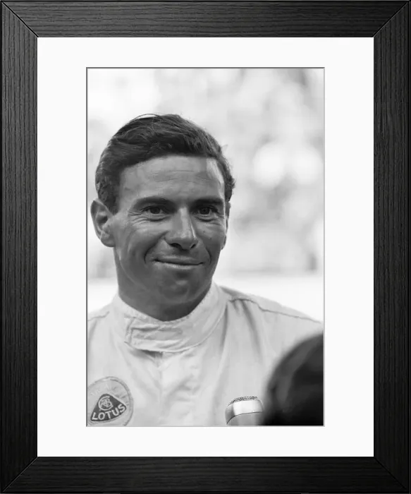 Framed Print : Monaco Grand Prix practice 1966. 22nd May 1966. Jim Clark Framed Print : Monaco Grand Prix practice 1966. 22nd May 1966. Jim Clark