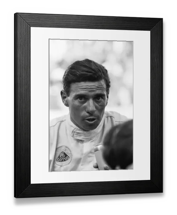 Framed Print : Monaco Grand Prix practice 1966. 22nd May 1966. Jim Clark Framed Print : Monaco Grand Prix practice 1966. 22nd May 1966. Jim Clark