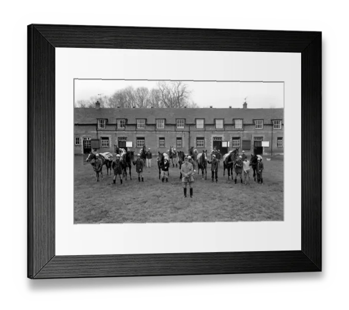 Framed Print : Jockey Willie Carson. All the Queens Horses