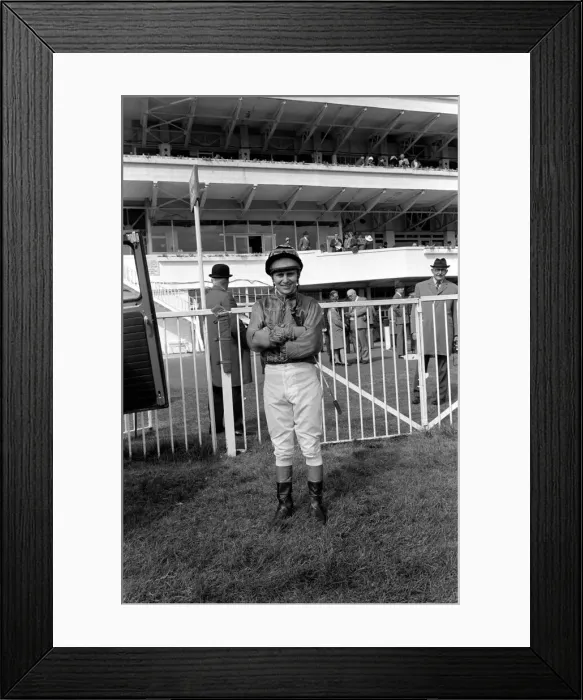 Framed Print : Jockey Willie Carson. All the Queens Horses