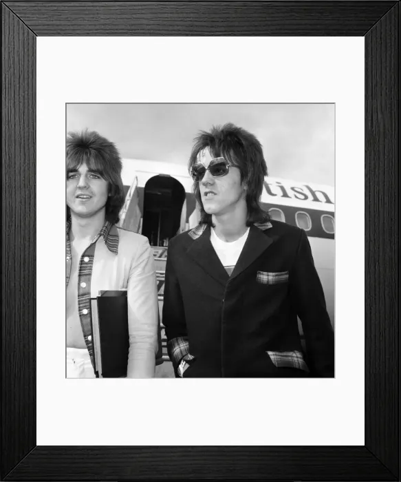 Framed Print : L. A. P. Rollers. Eric Faulker and Stuart Wood. Bay City Rollers Framed Print : L. A. P. Rollers. Eric Faulker and Stuart Wood. Bay City Rollers