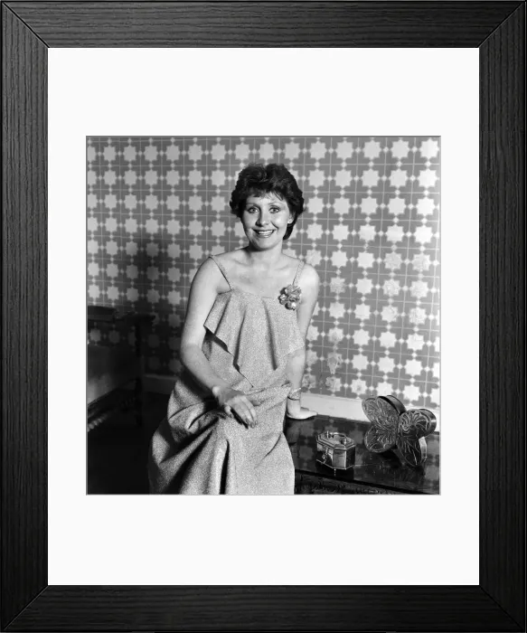 Framed Print : Lulu At Home. April 1977