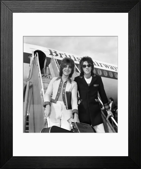 Framed Print : L. A. P. Rollers. Eric Faulker and Stuart Wood. Bay City Rollers Framed Print : L. A. P. Rollers. Eric Faulker and Stuart Wood. Bay City Rollers