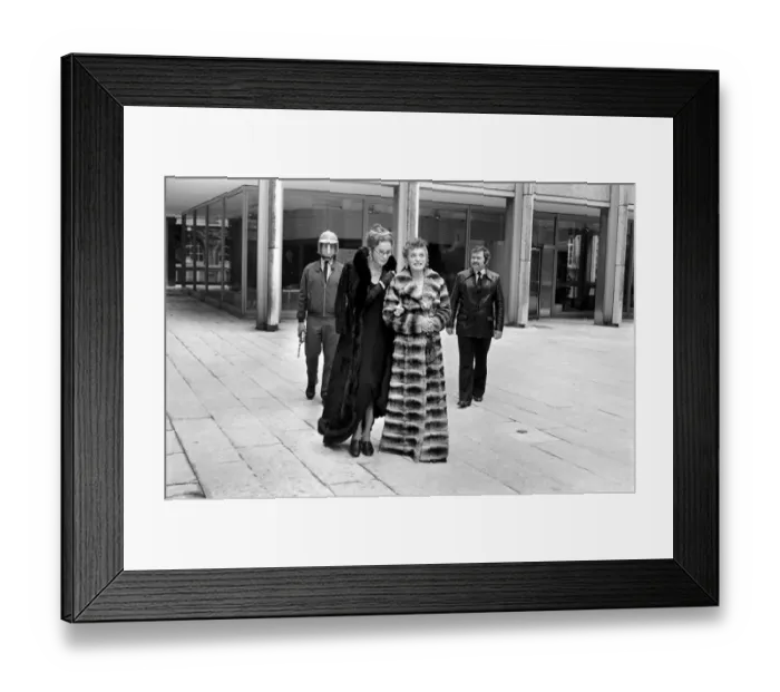 Framed Print : Comedy: Theatre: Musical: Drag. Perri St. Claire and George Logan