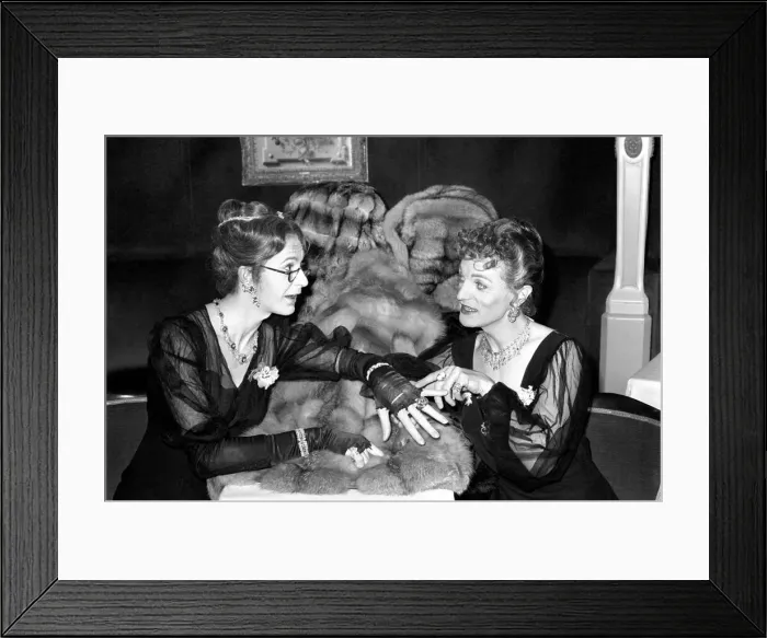Framed Print : Comedy: Theatre: Musical: Drag. Perri St. Claire and George Logan Framed Print : Comedy: Theatre: Musical: Drag. Perri St. Claire and George Logan
