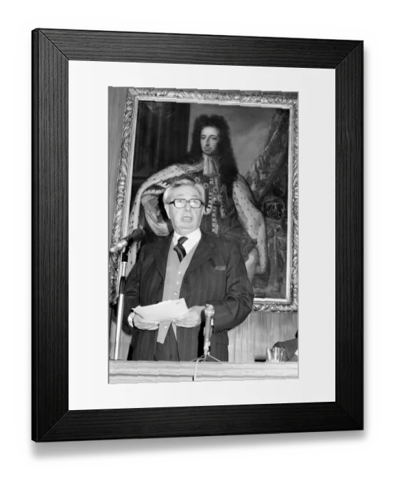 Framed Print : Politics: Lord George Brown, Britains former Labour Deputy Prime-minister who is now Framed Print : Politics: Lord George Brown, Britains former Labour Deputy Prime-minister who is now