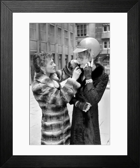 Framed Print : Comedy: Theatre: Musical: Drag. Perri St. Claire and George Logan Framed Print : Comedy: Theatre: Musical: Drag. Perri St. Claire and George Logan