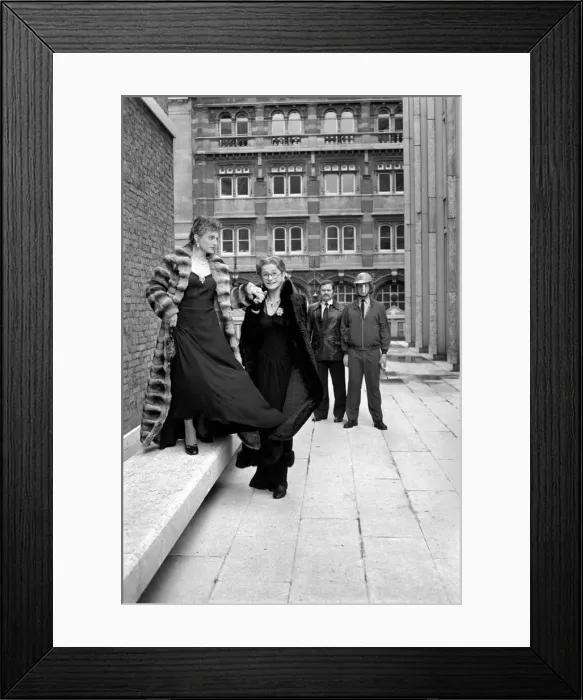Framed Print : Comedy: Theatre: Musical: Drag. Perri St. Claire and George Logan Framed Print : Comedy: Theatre: Musical: Drag. Perri St. Claire and George Logan