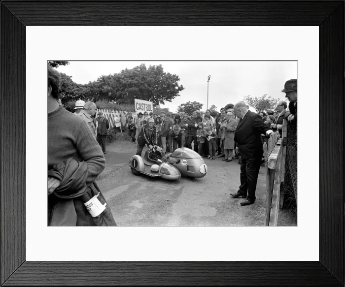 Framed Print : Action. Motorsport. I. O. M. T. T. Racing. 500cc side event in progress. June 1971 71-12091 Framed Print : Action. Motorsport. I. O. M. T. T. Racing. 500cc side event in progress. June 1971 71-12091