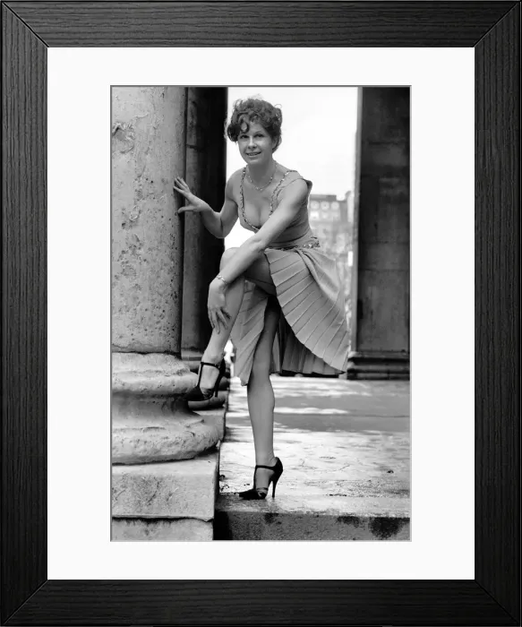 Framed Print : Chris Cooper wears a new style stiletto heel. March 1975 75-01213-004 Framed Print : Chris Cooper wears a new style stiletto heel. March 1975 75-01213-004