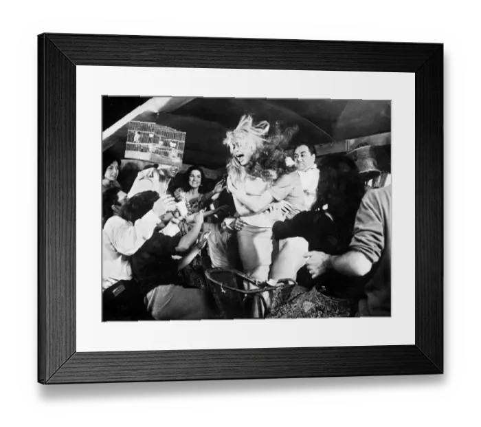 Framed Print : Bridget Bardot in a scene from the film Lady Like Satan 2nd January 1960