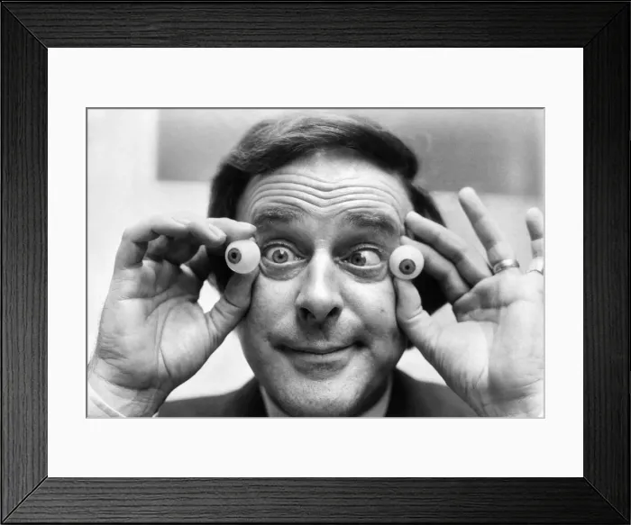 Framed Print : Two pairs of Irish eyes are smiling. The ones on the inside belong to Terry Wogan Framed Print : Two pairs of Irish eyes are smiling. The ones on the inside belong to Terry Wogan