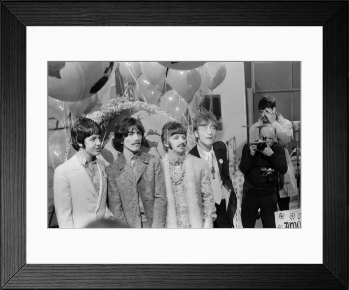 Framed Print : Press call for Our World, the first live global television link