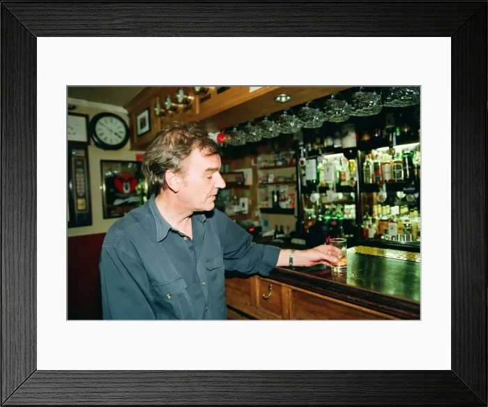 Framed Print : Keith Floyd - A Day in The Life Feature, August 1994. Pictures taken at his Framed Print : Keith Floyd - A Day in The Life Feature, August 1994. Pictures taken at his
