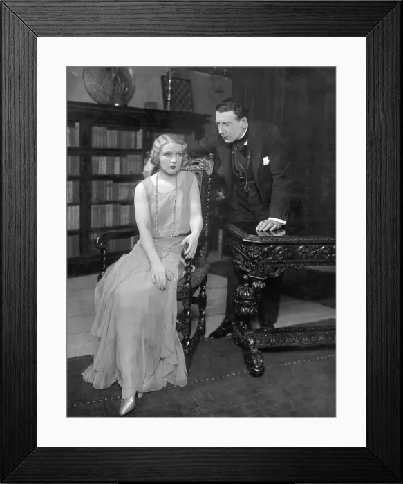 Framed Print : Scene from the play The Limping Man, the new thriller performed at the Royalty Theatre Framed Print : Scene from the play The Limping Man, the new thriller performed at the Royalty Theatre