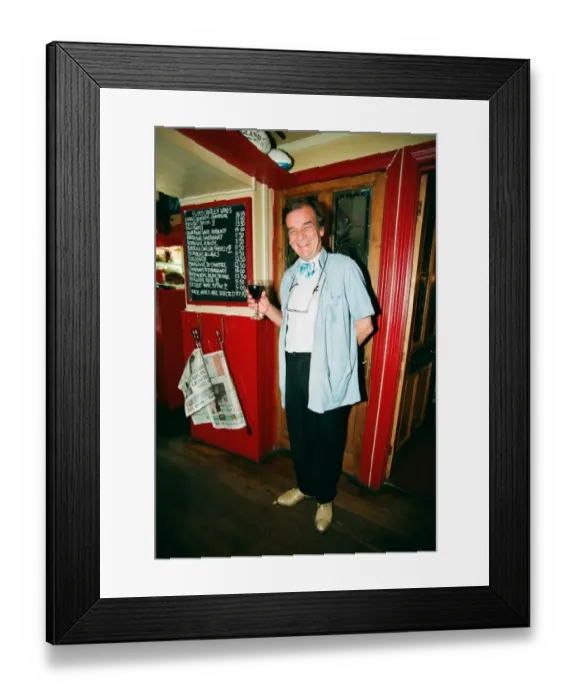 Framed Print : Keith Floyd - A Day in The Life Feature, August 1994. Pictures taken at his Framed Print : Keith Floyd - A Day in The Life Feature, August 1994. Pictures taken at his