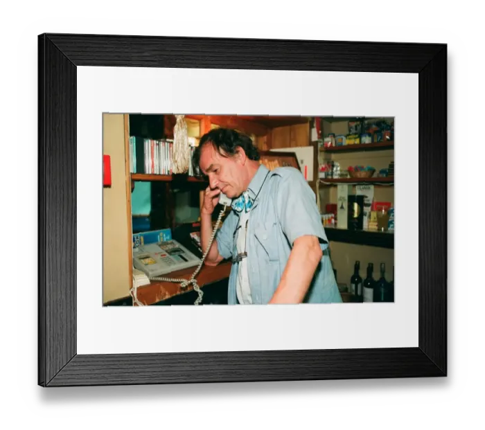 Framed Print : Keith Floyd - A Day in The Life Feature, August 1994. Pictures taken at his