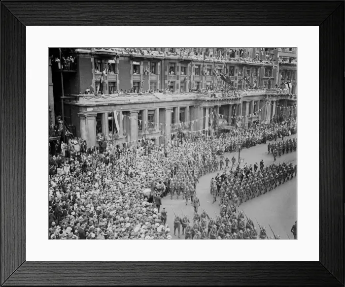 Framed Print : London victory march. May 1919 Framed Print : London victory march. May 1919