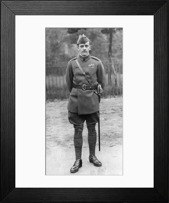 Framed Print : Captain Lanoe George Hawker VC, World War One fighter ace of teh Royal Flying Corps Framed Print : Captain Lanoe George Hawker VC, World War One fighter ace of teh Royal Flying Corps