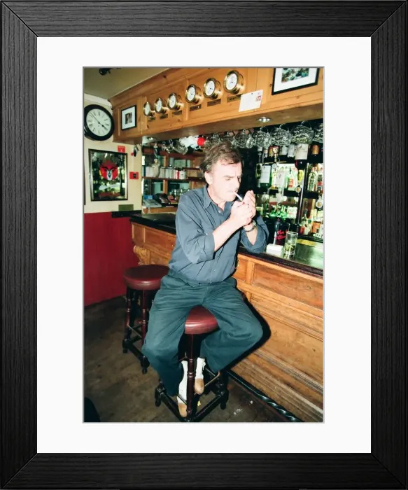 Framed Print : Keith Floyd - A Day in The Life Feature, August 1994. Pictures taken at his Framed Print : Keith Floyd - A Day in The Life Feature, August 1994. Pictures taken at his