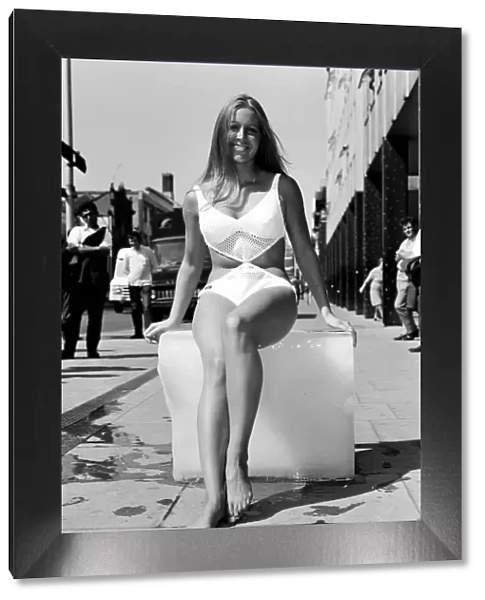 Miss UK runner up and Penthouse pet Helen Caunt, aged 20. 15th July 1971