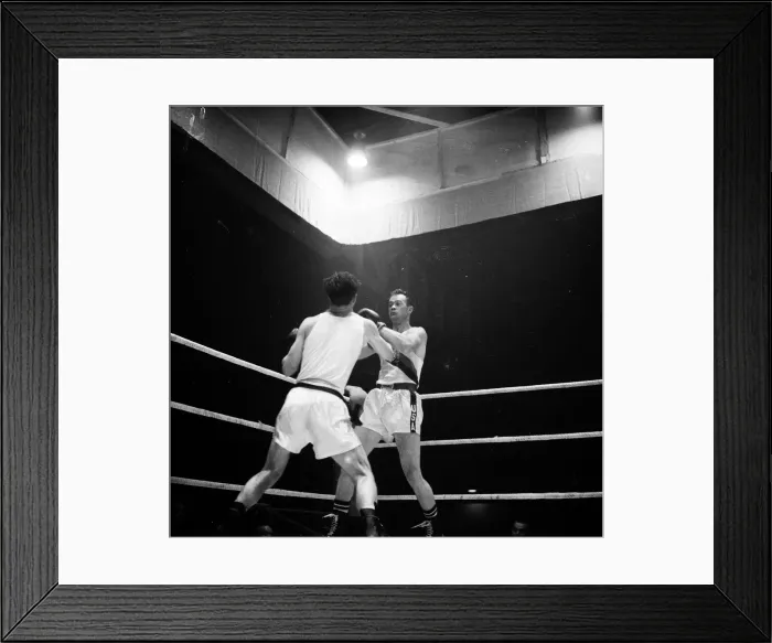 Framed Print : Amateur boxing match between the USA and England at Wembley Framed Print : Amateur boxing match between the USA and England at Wembley