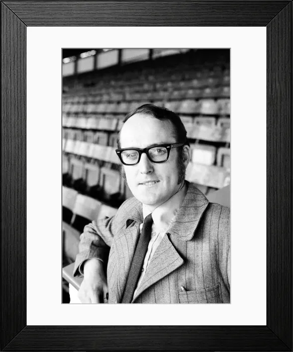 Framed Print : Brian Madeley Sunday People Sports reporter May 1971 Framed Print : Brian Madeley Sunday People Sports reporter May 1971