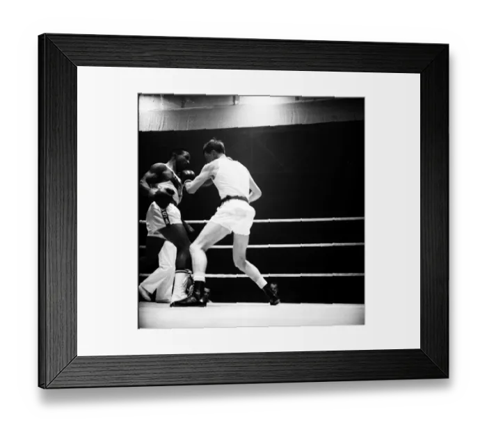 Framed Print : Amateur boxing match between the USA and England at Wembley