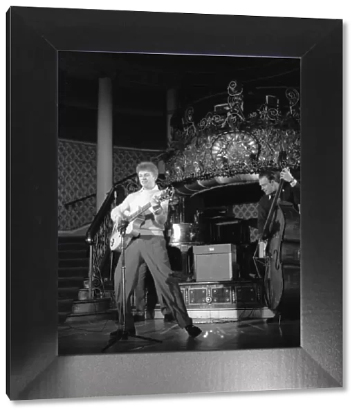 Tommy Steele on stage 1957