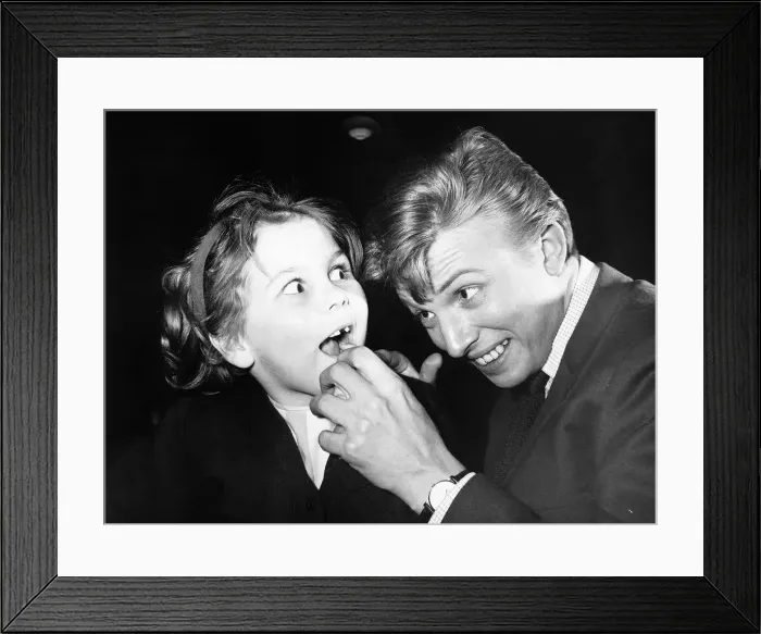 Framed Print : Tommy Steele entertainer and Beverly Simon at time of film Its All Happening shot Framed Print : Tommy Steele entertainer and Beverly Simon at time of film Its All Happening shot