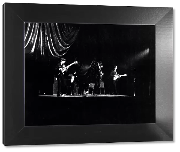 The Beatles appearing on stage at Coventry Theatre. 17th November 1963