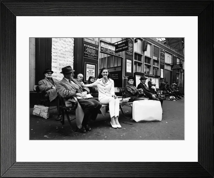 Framed Print : Miss UK 1967. Jennifer Lewis. 22nd August 1967