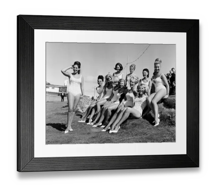Framed Print : Miss UK contest 1965. 9th September 1965