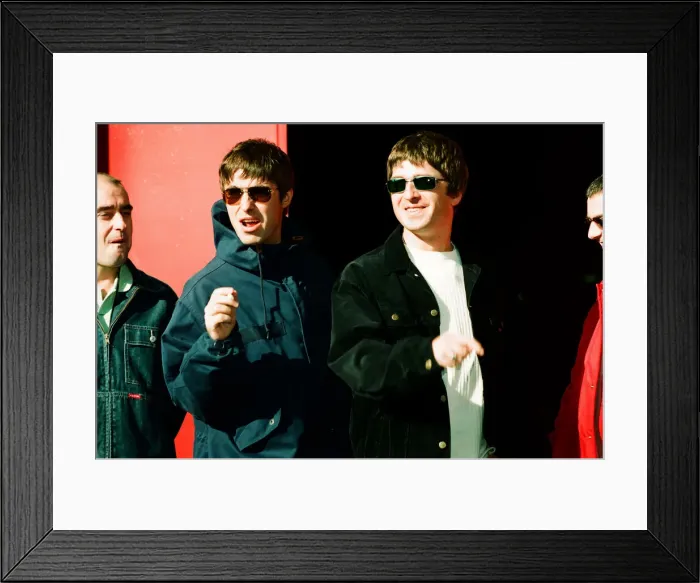 Framed Print : Oasis performing at the Metroradio Arena, Newcastle upon Tyne, United Kingdom