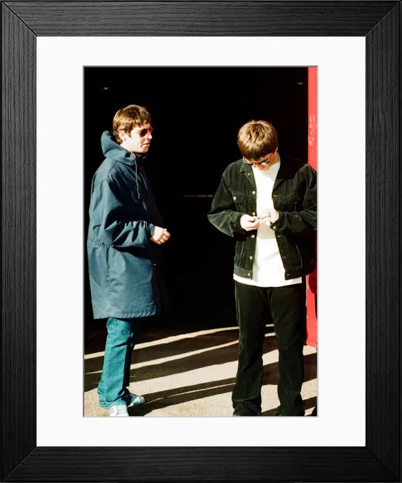 Framed Print : Oasis performing at the Metroradio Arena, Newcastle upon Tyne, United Kingdom