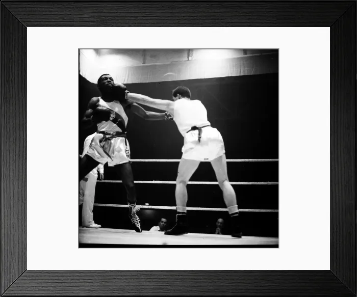 Framed Print : Amateur boxing match between the USA and England at Wembley Framed Print : Amateur boxing match between the USA and England at Wembley
