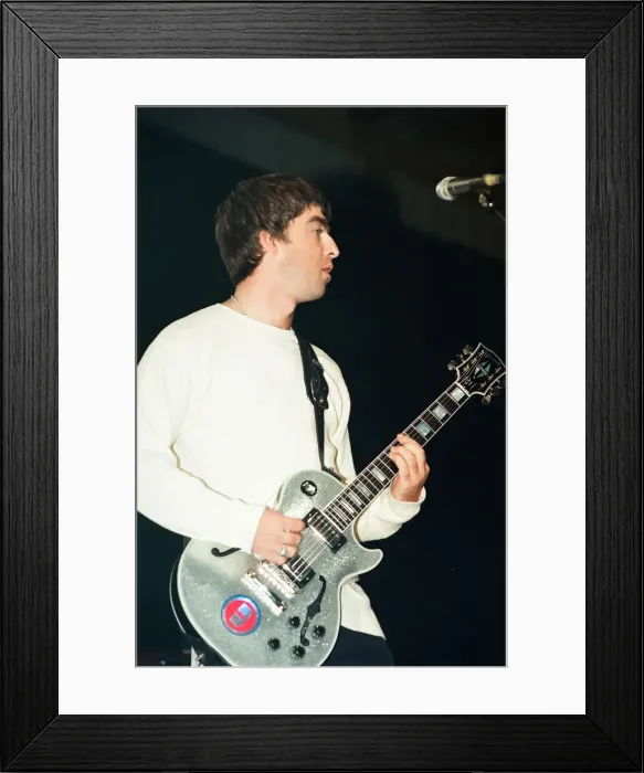 Framed Print : Oasis performing at the Metroradio Arena, Newcastle upon Tyne, United Kingdom