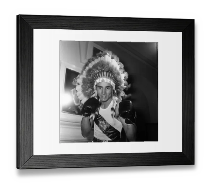 Framed Print : American boxer Jimmy Caldwell who is in London for the Amateur boxing match between Framed Print : American boxer Jimmy Caldwell who is in London for the Amateur boxing match between