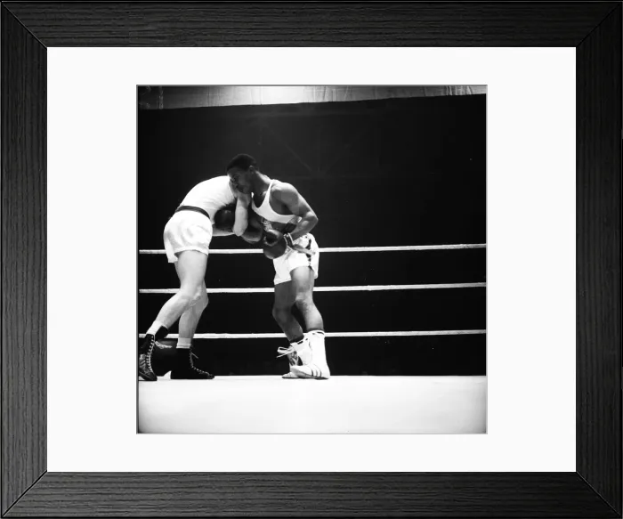 Framed Print : Amateur boxing match between the USA and England at Wembley Framed Print : Amateur boxing match between the USA and England at Wembley