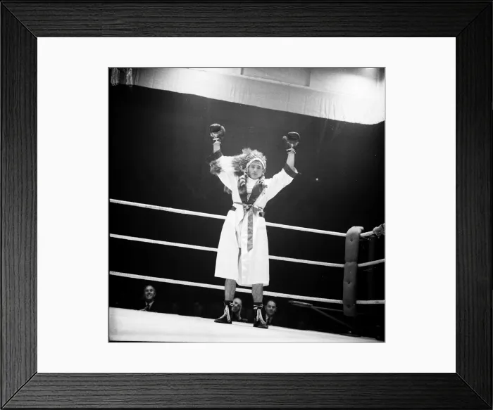 Framed Print : Amateur boxing match between the USA and England at Wembley Framed Print : Amateur boxing match between the USA and England at Wembley
