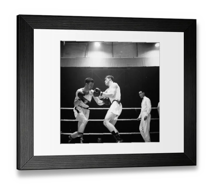 Framed Print : Amateur boxing match between the USA and England at Wembley Framed Print : Amateur boxing match between the USA and England at Wembley