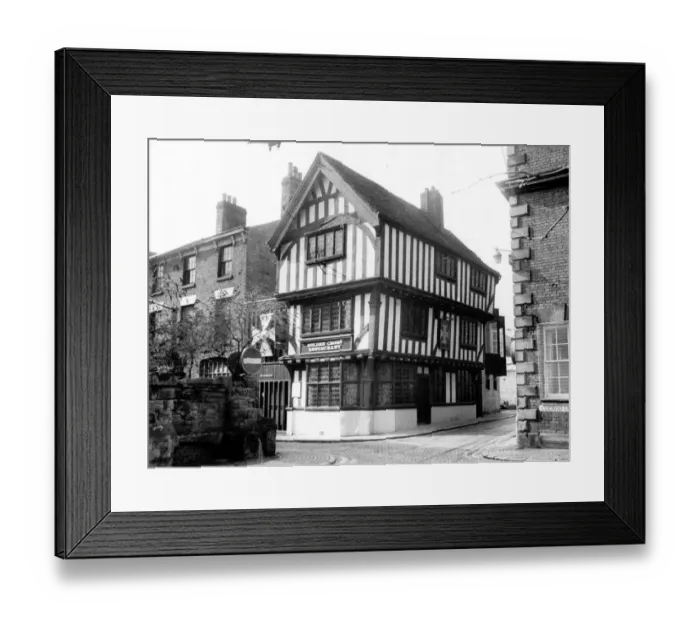 Framed Print : The Golden Cross pub on the corner of Hay Lane and Palmer Lane, Coventry Framed Print : The Golden Cross pub on the corner of Hay Lane and Palmer Lane, Coventry
