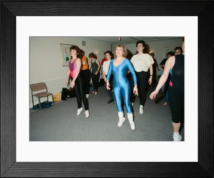 Framed Print : Dietician and writer of Keep Fit and Healthy Eating books Rosemary Conley pictured taking Framed Print : Dietician and writer of Keep Fit and Healthy Eating books Rosemary Conley pictured taking