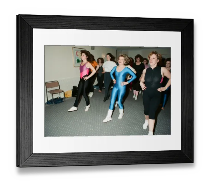 Framed Print : Dietician and writer of Keep Fit and Healthy Eating books Rosemary Conley pictured taking Framed Print : Dietician and writer of Keep Fit and Healthy Eating books Rosemary Conley pictured taking