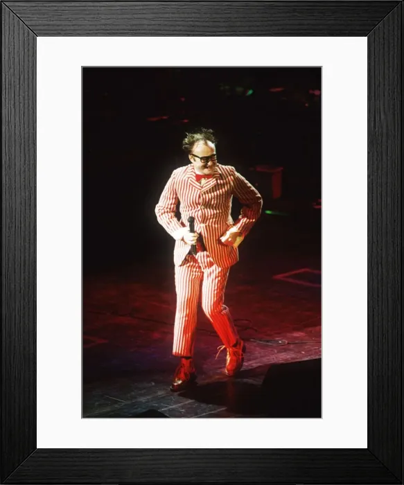 Framed Print : Phil Collins provides a guest performance during The Whos rock opera